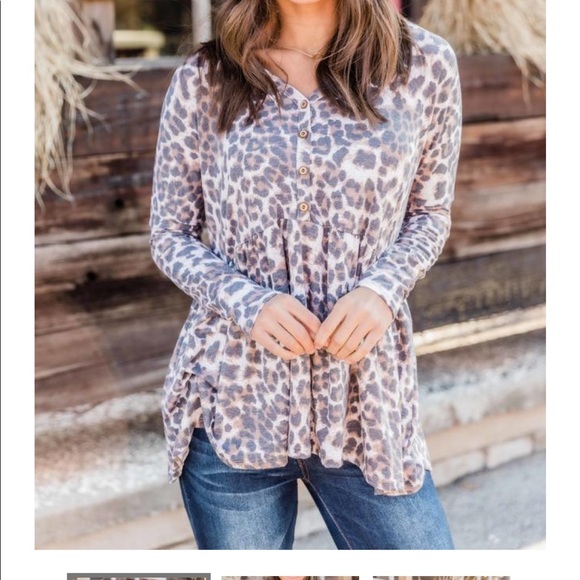 Pink Lily Tops - New** Pink Lily Babydoll Shirt